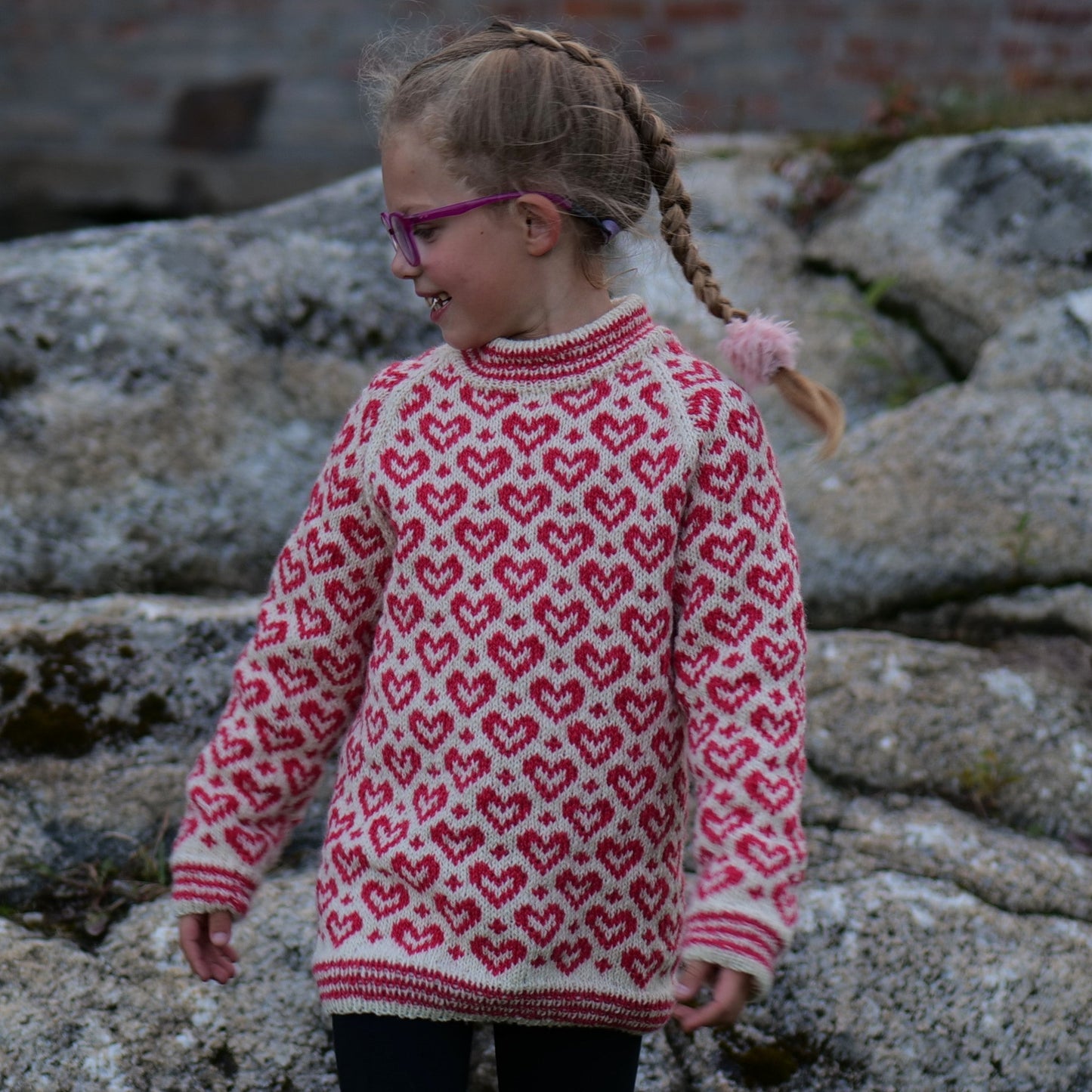 Ullhjertegenser til barn