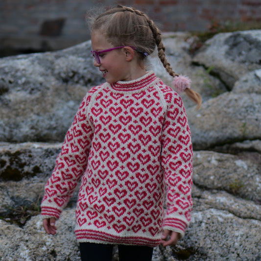 Ullhjertegenser til barn
